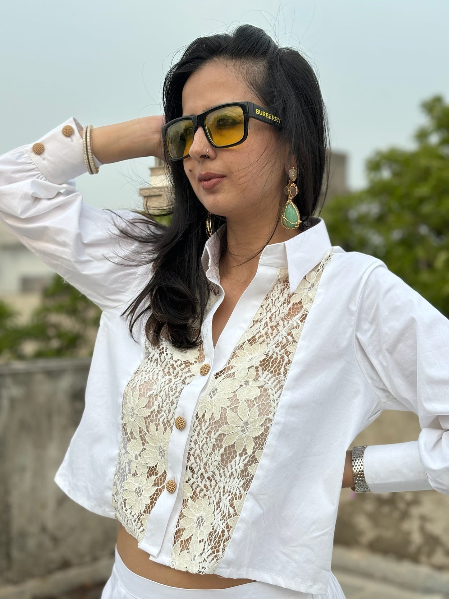 Lily shirt co-ord set